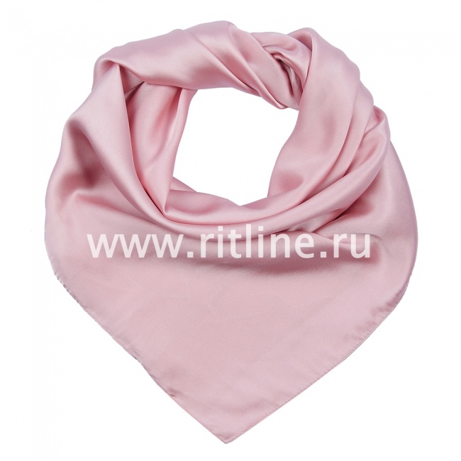 Платок однотонный атласный подрубной FITTONE