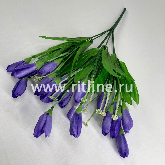 Букет крокусов, 21г, выс. 35 см, цв. микс FITTONE
