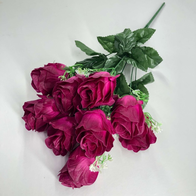 Букет роз с добавками "FITTONE", 9г, выс. 62см, цв.микс