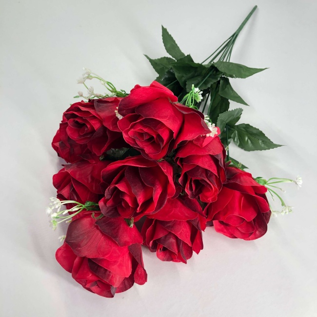 Букет роз с добавками "FITTONE", 9г, выс. 62см, цв.микс