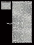 Комплект (атлас-жаккард, кружево белое) FITTONE Комплект (атлас-жаккард, кружево белое) FITTONE