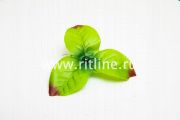 Листик розы, разм.12 см, цвет зеленый