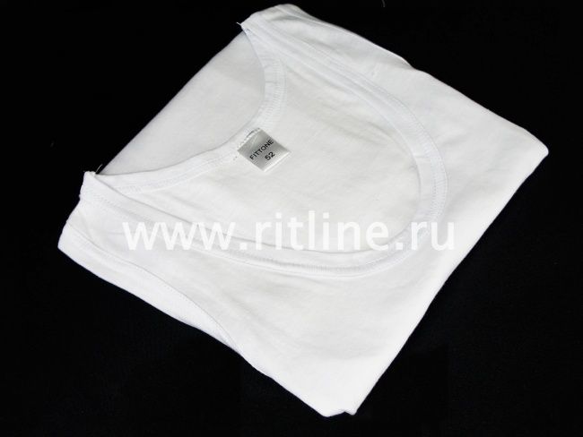 Майка мужская, цв. белый FITTONE