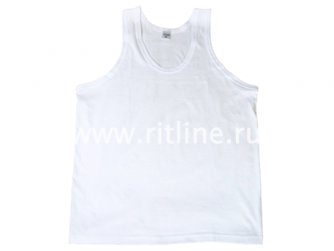 Майка мужская, цв. белый FITTONE