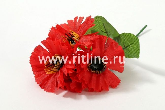 Букет маков, 5г, выс. 19 см, цв. микс FITTONE