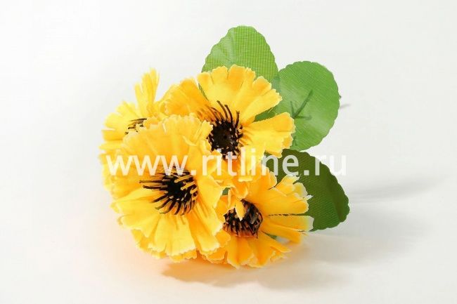 Букет маков, 5г, выс. 19 см, цв. микс FITTONE