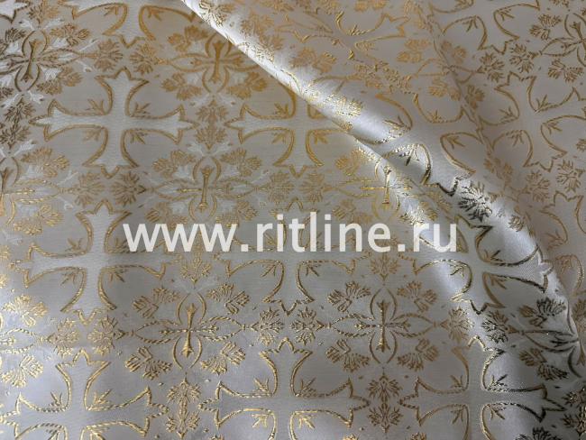 Парча церковная "Крест с узором", ширина 1,5 м FITTONE Парча церковная "Крест с узором", ширина 1,5 м FITTONE