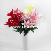 Букет лилий "FITTONE", 9г., выс. 46см, цв.микс
