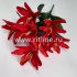 Букет лилий "FITTONE", 9г., выс. 46см, цв.микс