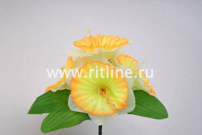 Букет нарциссов, 5г, выс. 21 см, цв. микс FITTONE