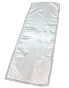 Покрывало атласное с кружевом, 200х80 KROMA Покрывало атласное с кружевом, 200х80 KROMA