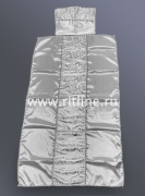 Комплект (атлас, парча "Огурцы", тесьма) FITTONE