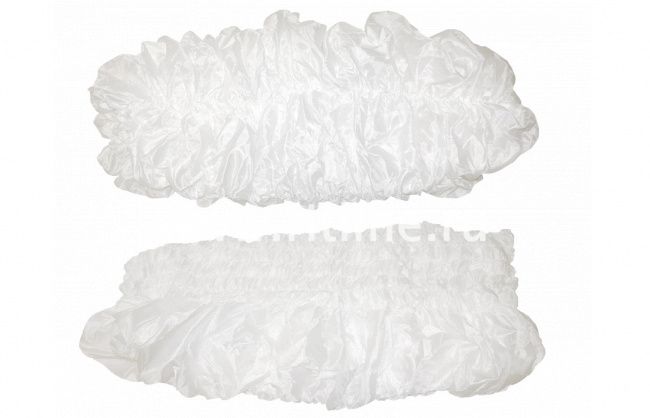 Обивка внутренняя шелк 170-180см , без кружева, цв. белый "KROMA"