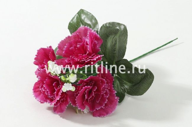 Букет гвоздик, 4г, выс. 21 см, цв. микс FITTONE