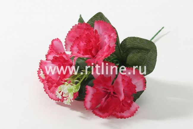 Букет гвоздик, 4г, выс. 21 см, цв. микс FITTONE