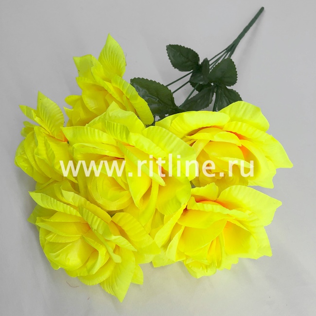 Букет роз "FITTONE", 6г, выс. 52см, цв.микс Букет роз "FITTONE", 6г, выс. 52см, цв.микс