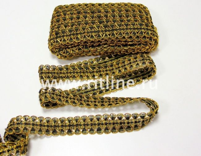 Тесьма люрекс 1851 Fittone, ширина 3,7 см