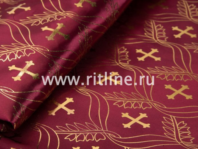 Атлас с накатом "Объемный крест", шир. 1,5 м FITTONE Атлас с накатом "Объемный крест", шир. 1,5 м FITTONE