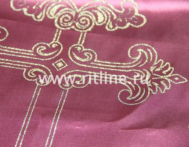 Обивка атласная "Крест" (верх атлас + боковины атлас) FITTONE