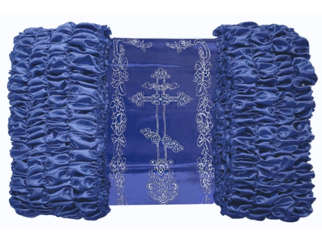Обивка атласная "Крест" (верх атлас + боковины атлас) FITTONE