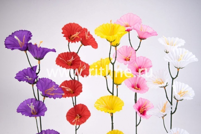 Ветка колокольчиков "Fittone", 6г, выс.52, цв.микс