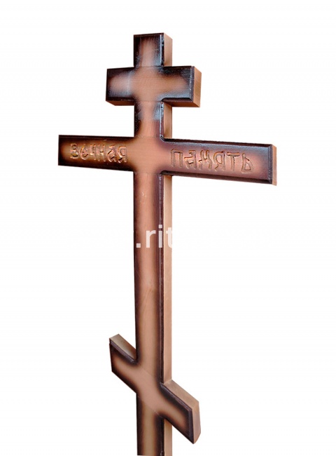 Крест сосновый надпись ВП, с напылением (210 х 90)  "MOREFIX"