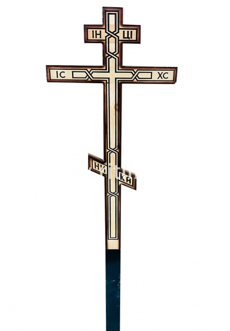 Крест сосновый (светлый) "Плетеный", ЧПУ, 2200x60x40 мм, "MOREFIX"