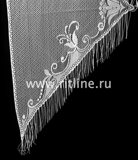 Косынка гипюровая с бахромой FITTONE