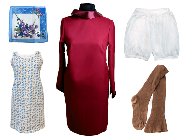 Комплект ритуальной одежды женский, эконом (р.44-46) FITTONE