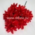 Букет георгинов "FITTONE", 7г, выс. 53см, атлас, цв.микс