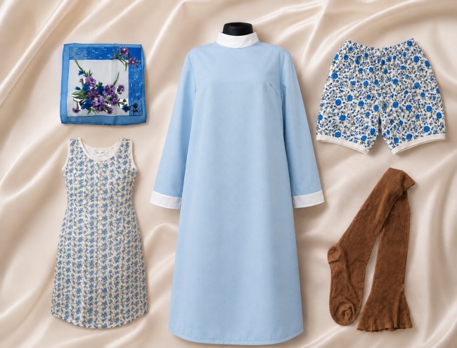 Комплект ритуальной одежды женский, эконом (р.48-50) FITTONE