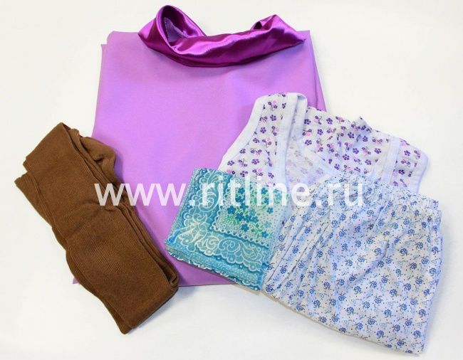 Комплект ритуальной одежды женский, эконом (р.60-62) FITTONE