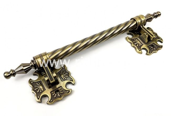 Ручка д/гроба металлич. с цинковым покрытием, 360*75мм, серия "Zinc" ,цв. бронза, "MOREFIX" Ручка д/гроба металлич. с цинковым покрытием, 360*75мм, серия "Zinc" ,цв. бронза, "MOREFIX"