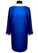 Саван габардиновый с атласным воротником и манжетами, р.44-46 FITTONE