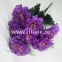 Букет георгинов "FITTONE", 9г., выс. 54см, шелк, цв.микс