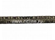 Рюш-резинка Fittone, 4.2 см, металлизированная нить Рюш-резинка Fittone, 4.2 см, металлизированная нить