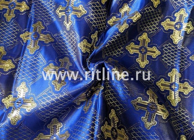 Парча церковная "Объемный крест"