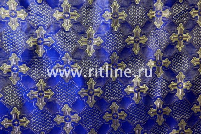 Парча церковная "Объемный крест"