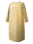 Саван габардиновый с атласным воротником и манжетами, р.60-62 FITTONE