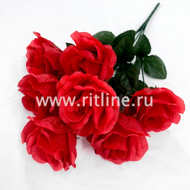 Букет роз "FITTONE", 7г, выс. 47см, цв.микс Букет роз "FITTONE", 7г, выс. 47см, цв.микс