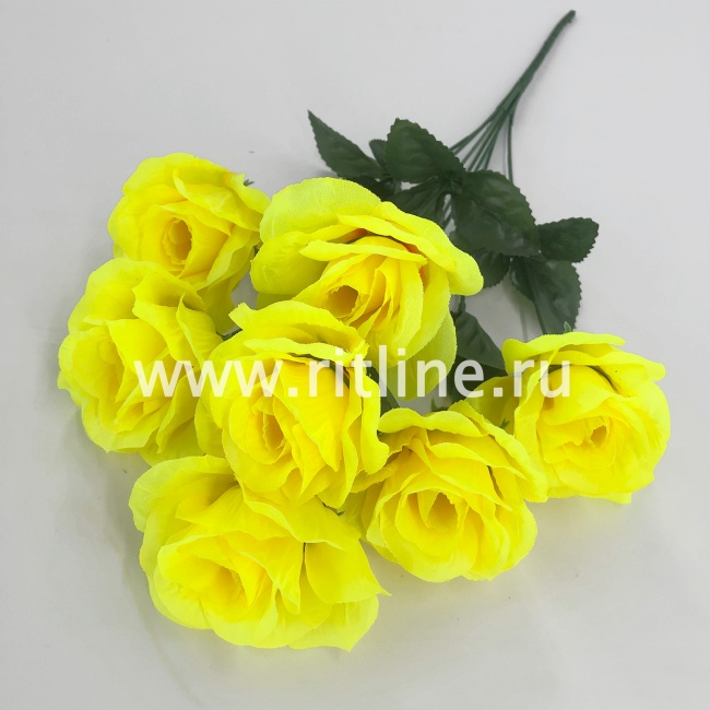 Букет роз "FITTONE", 7г, выс. 47см, цв.микс Букет роз "FITTONE", 7г, выс. 47см, цв.микс