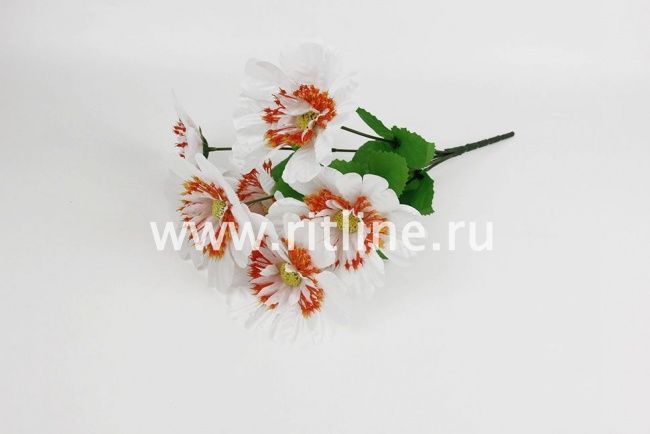 Букет георгинов "Fittone", 6г, выс.32см, атлас, цв.микс