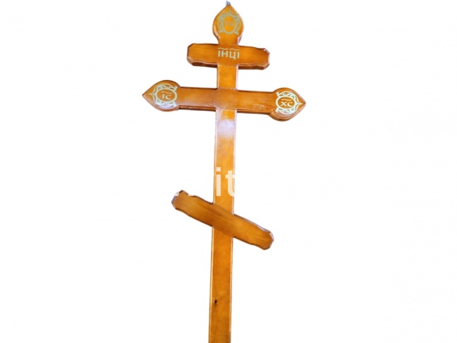 Крест сосновый (светлый) "Фигурный" (210х9х4) "MOREFIX"