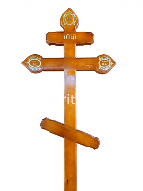 Крест сосновый (светлый) "Фигурный" (210х9х4) "MOREFIX"