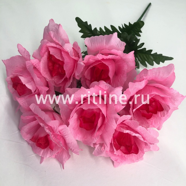 Букет роз с травкой "FITTONE", 7г, выс. 48см, цв.микс Букет роз с травкой "FITTONE", 7г, выс. 48см, цв.микс