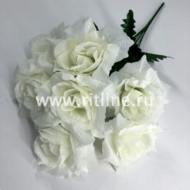 Букет роз с травкой "FITTONE", 7г, выс. 48см, цв.микс Букет роз с травкой "FITTONE", 7г, выс. 48см, цв.микс