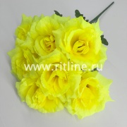 Букет роз с травкой "FITTONE", 7г, выс. 48см, цв.микс Букет роз с травкой "FITTONE", 7г, выс. 48см, цв.микс