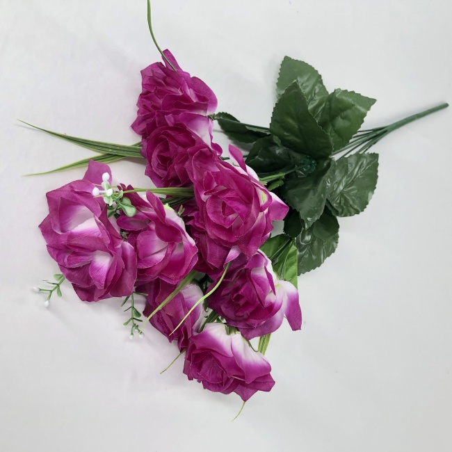 Букет роз "FITTONE", 9г, выс. 52 см, цв.микс