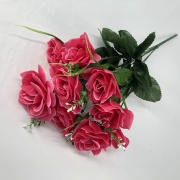 Букет роз "FITTONE", 9г, выс. 52 см, цв.микс