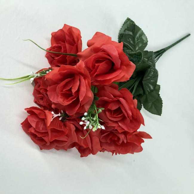 Букет роз "FITTONE", 9г, выс. 52 см, цв.микс